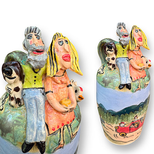 Carolyn Simmons 10" Story Jug DP6099